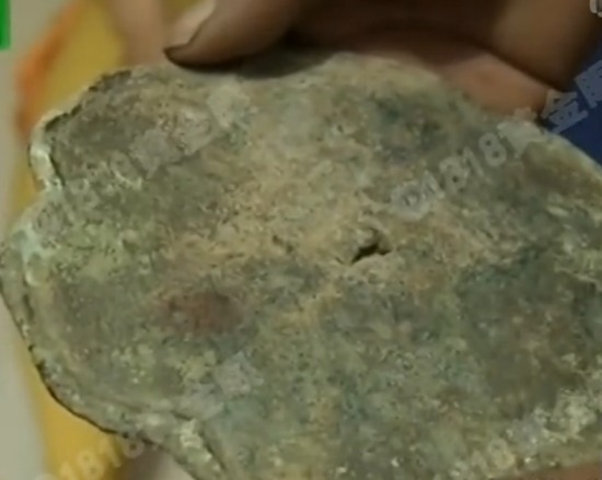 收破爛收到漢朝葵花古銅鏡