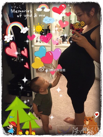 何潔到美國產(chǎn)二胎