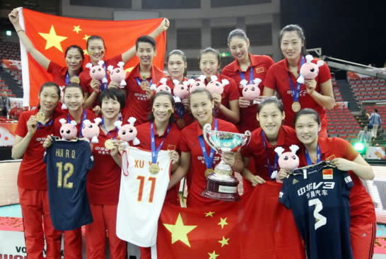 2015年女排世界杯奪冠