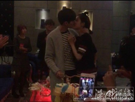 古力娜扎為張翰慶祝生日