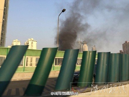 新昌路附近發(fā)生火災(zāi)