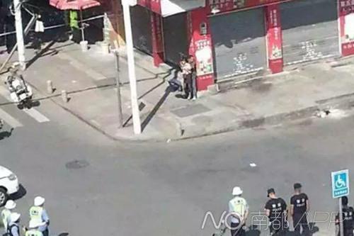 男子持刀挾持被斃