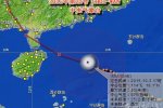 海南臺風預報 第22號臺風彩虹將于明天登陸海南