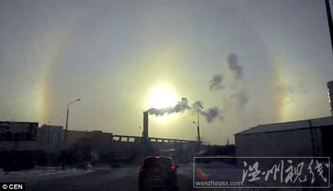 天空中出現三日凌空