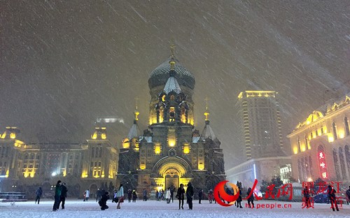 黑龍江局地暴雪