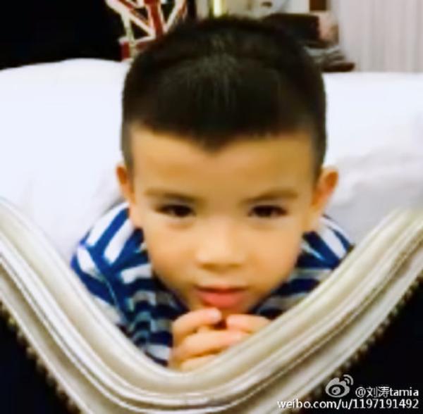 劉濤兒子誤會母親