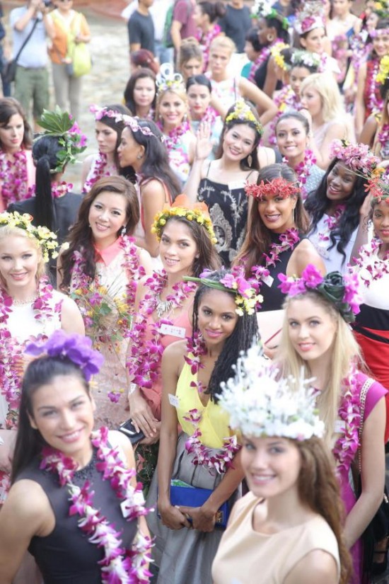 世界小姐云集三亞