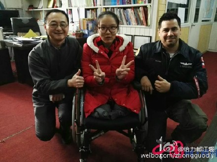 無腿女孩被錄取