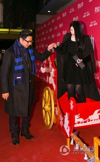 李湘霸氣亮相首映