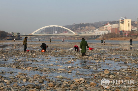 黃河水干了 枯水期黃河的水干了