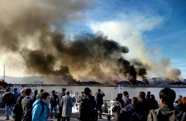 朝鮮炮兵在朝韓邊境演習 韓國拉響警報