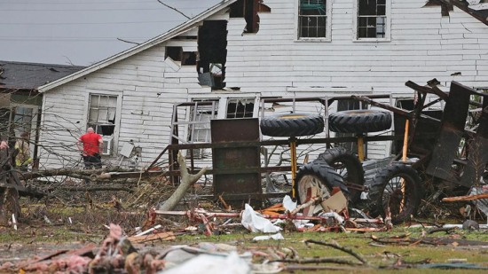 美國(guó)遭遇龍卷風(fēng)襲擊