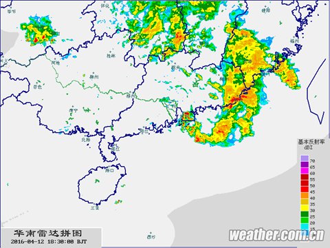 颮線掃過廣東珠三角 深圳佛山等現雷雨大風
