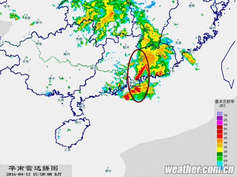 快訊:颮線掃過廣東珠三角地區