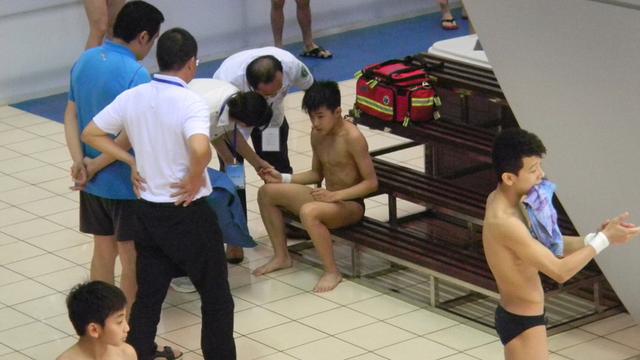 2016全國跳水冠軍賽王雨桐/ 閆鵬旭失誤