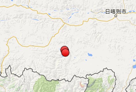 西藏日喀則市地震