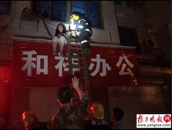 丹陽女子夢游中墜樓