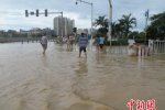 受臺風電母影響海南臨高縣192個村莊被淹