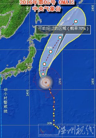 臺風奧麥斯路徑圖