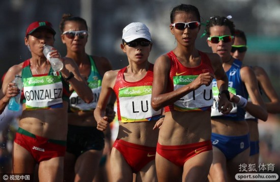 女子競走劉虹奪金