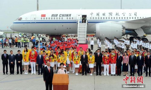 奧運代表團訪港
