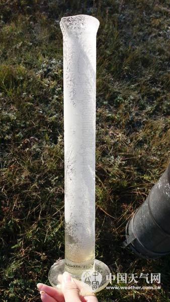 內蒙古9月天氣已經滴水成冰