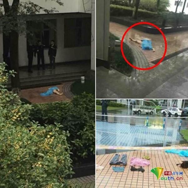 女大學生裸身墜亡