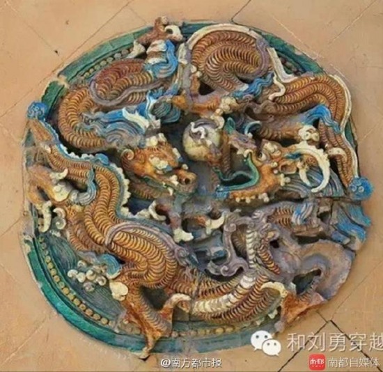 明代琉璃壁心被盜