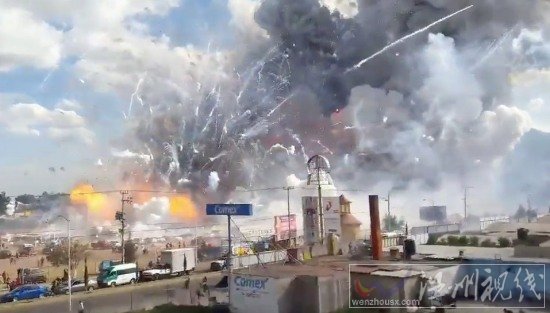 墨西哥煙花市場爆炸