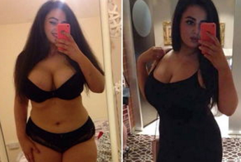 美國女警察變內衣模特