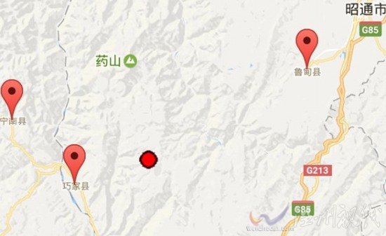 云南昭通巧家縣地震
