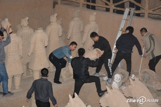 山寨兵馬俑被銷毀