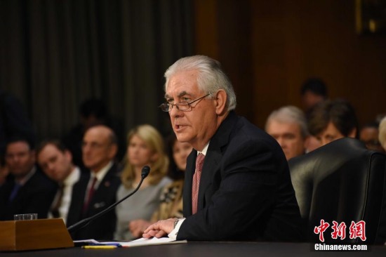 蒂勒森出席聽證會