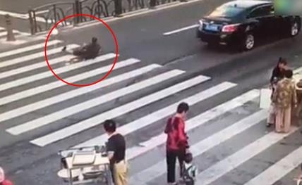 斑馬線上無車讓行