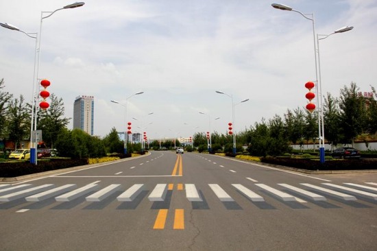 陜西現3D斑馬線