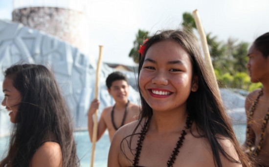 小島美女貝殼遮羞