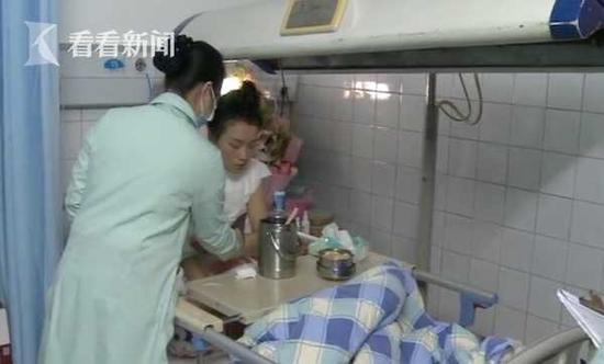 女模特瞬間成火人