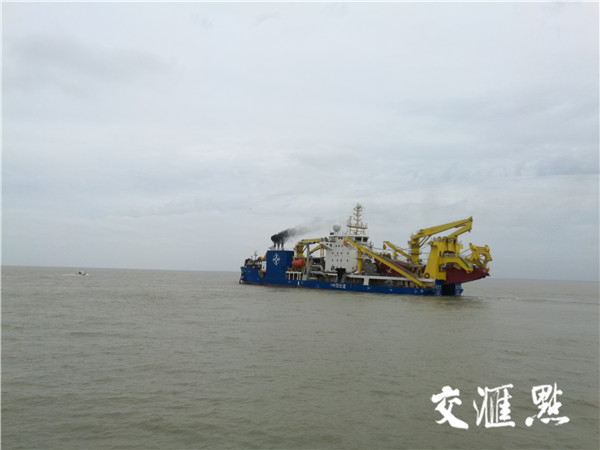 造島神器首次海試 天鯤號絞吸船