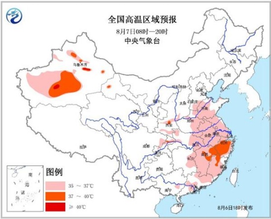 連續22天高溫預警