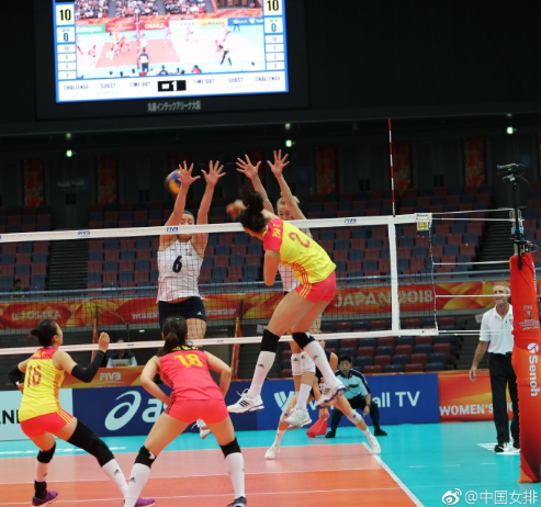中國女排零封美國隊