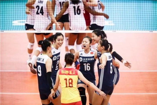 女排3-2逆轉(zhuǎn)美國