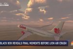 獅航墜海前11分鐘飛機故障