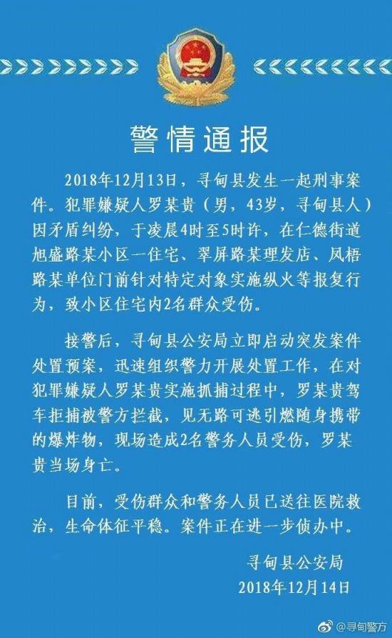 男子縱火拒捕身亡
