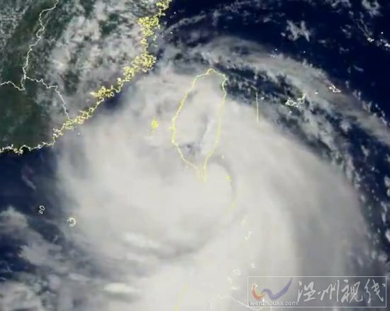 受臺風白鹿影響