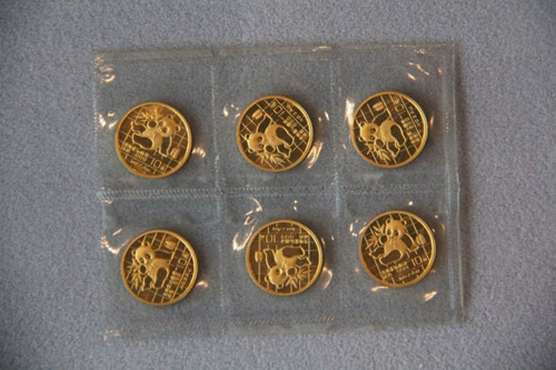 2013熊貓金幣照片