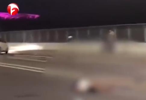 北京懷柔范崎路會展中心慘烈車禍現場