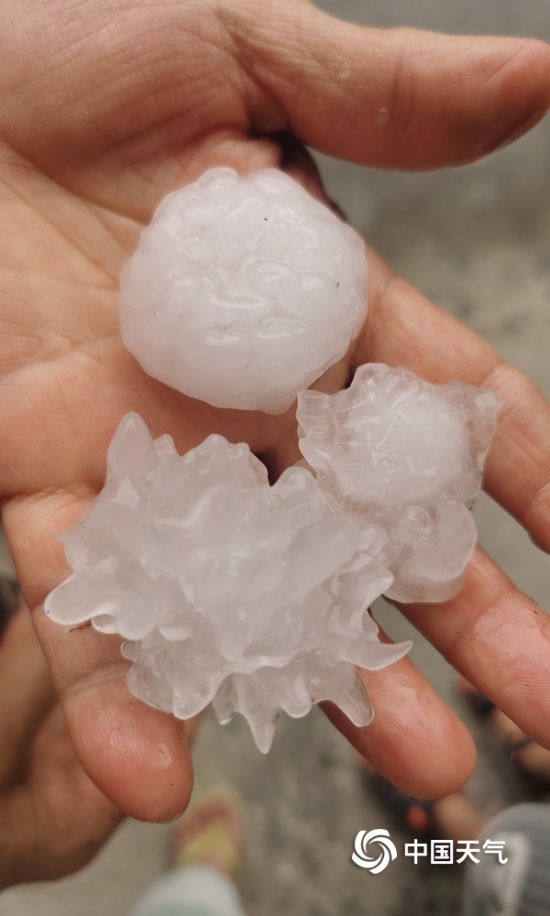 北京下冰雹大如雞蛋