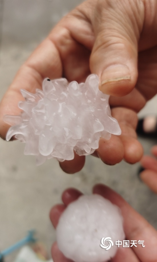 北京下冰雹大如雞蛋