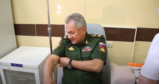 俄國防部領導層幾乎全接種疫苗