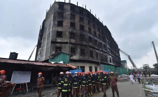 孟加拉工廠火災造成52人死亡